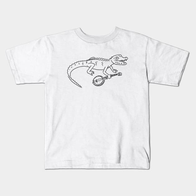 bayou buddy - noodle tee Kids T-Shirt by noodletee